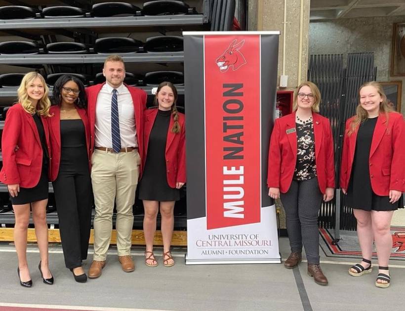 Student Alumni Ambassadors at First Pitch Banquet