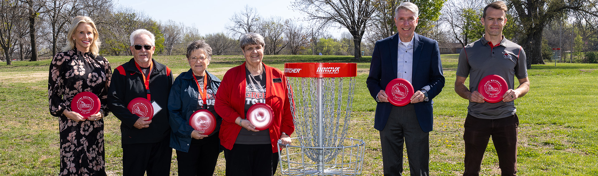 Dedication of the Blaine Whitworth Disc Golf Course